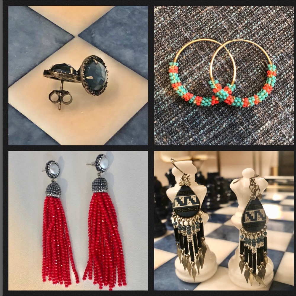 MEGA Earring Bundle! $483 VALUE w FREE Leather Box